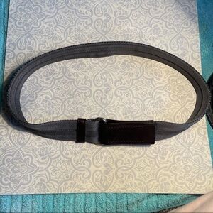 ❤️ Authentic Prada Gray Nylon Leather belt